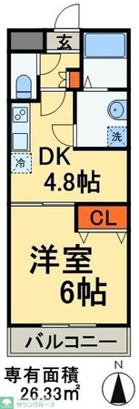 プライディア幕張の物件間取画像